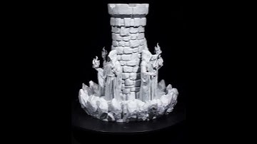 Mad Wizard Dice Tower: Roll with Magic! 🧙‍♂️🎲 #3dprintedtoys #3dprinting #dicerolling #dicetower