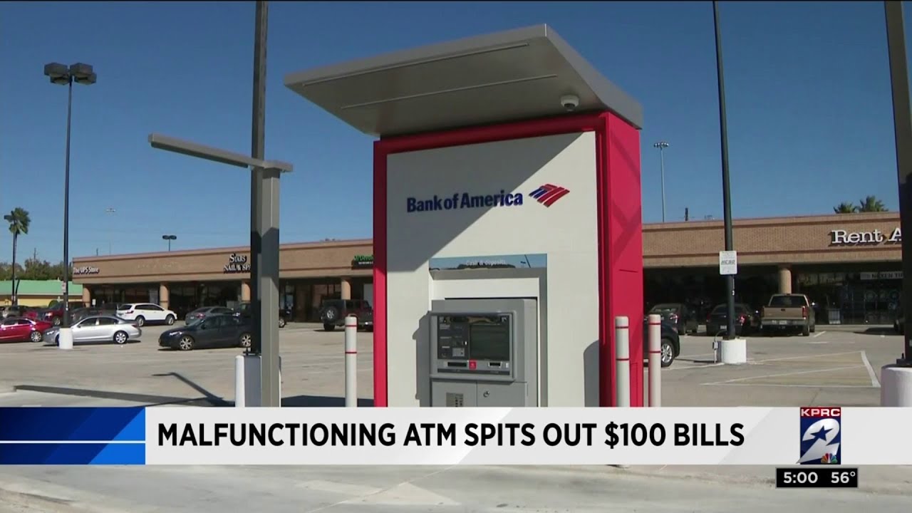 Customers who received 100 bills instead of 20 bills at ATM can keep