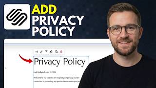 How to Add a Privacy Policy to Squarespace (Step By Step 2026)