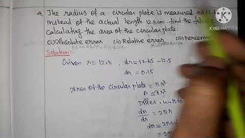 12th maths/Exercise 8.1 Q no 4/Chapter-8 Differentials and Partial Derivatives