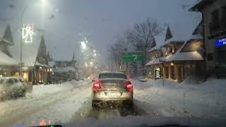 Zakopane W Śniegu Zasypane