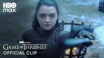 Arya Stark Fights Brienne of Tarth | Game of Thrones | Max