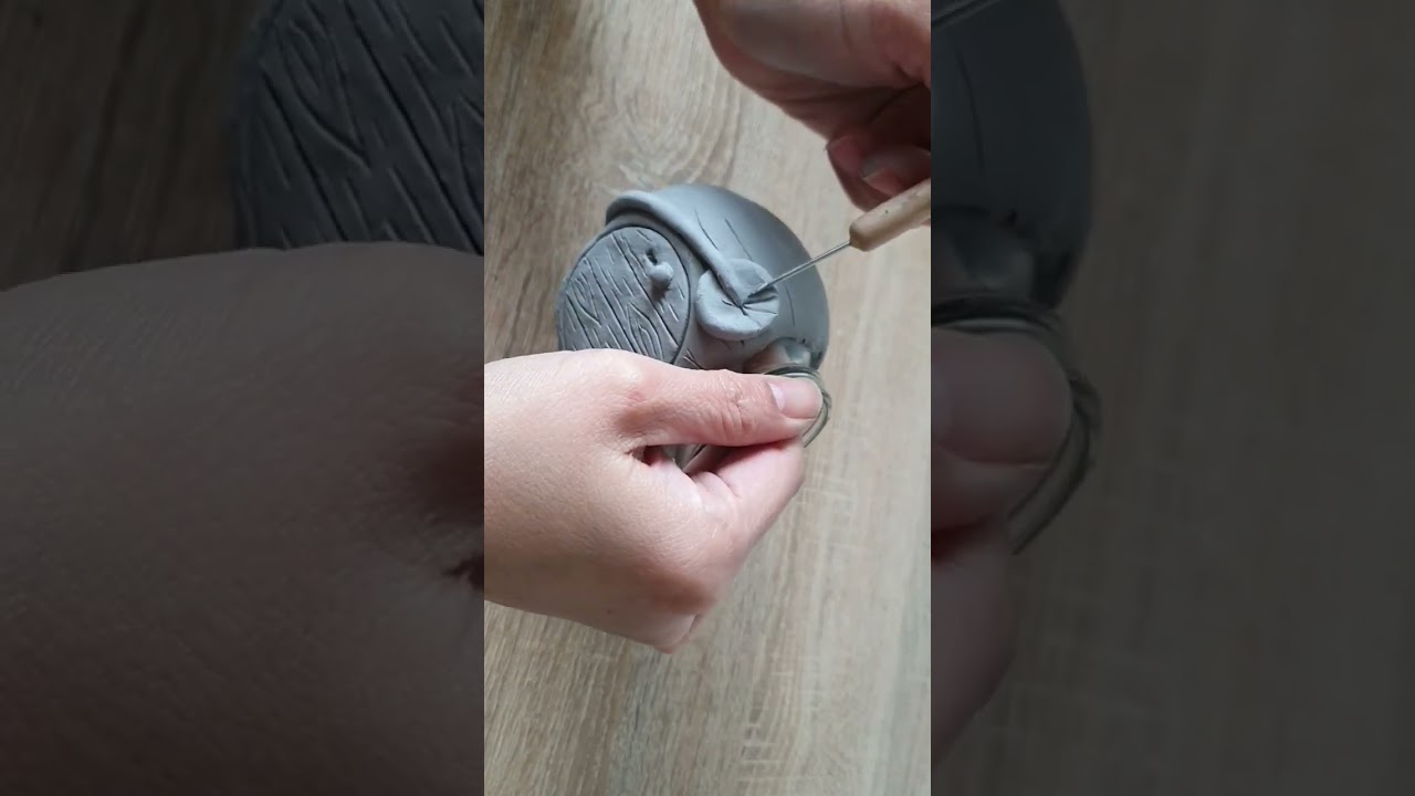 creative stash jar makeover with air dry clay 