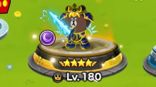 LINE Rangers Brown⚔️นักรบ ร่างทอง!! แข็งแกร่งระดับ🌈SSR+ screenshot 1