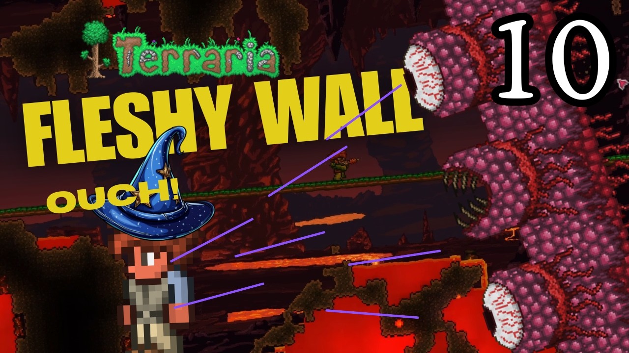 I try to beat WOF | Terraria Part 10