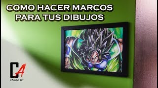 COMO HACER MARCOS PARA TUS DIBUJOS 100% reciclados screenshot 2