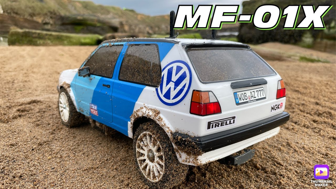 Tamiya MF01X VW Golf GTI Beach Rally MF-01X - YouTube