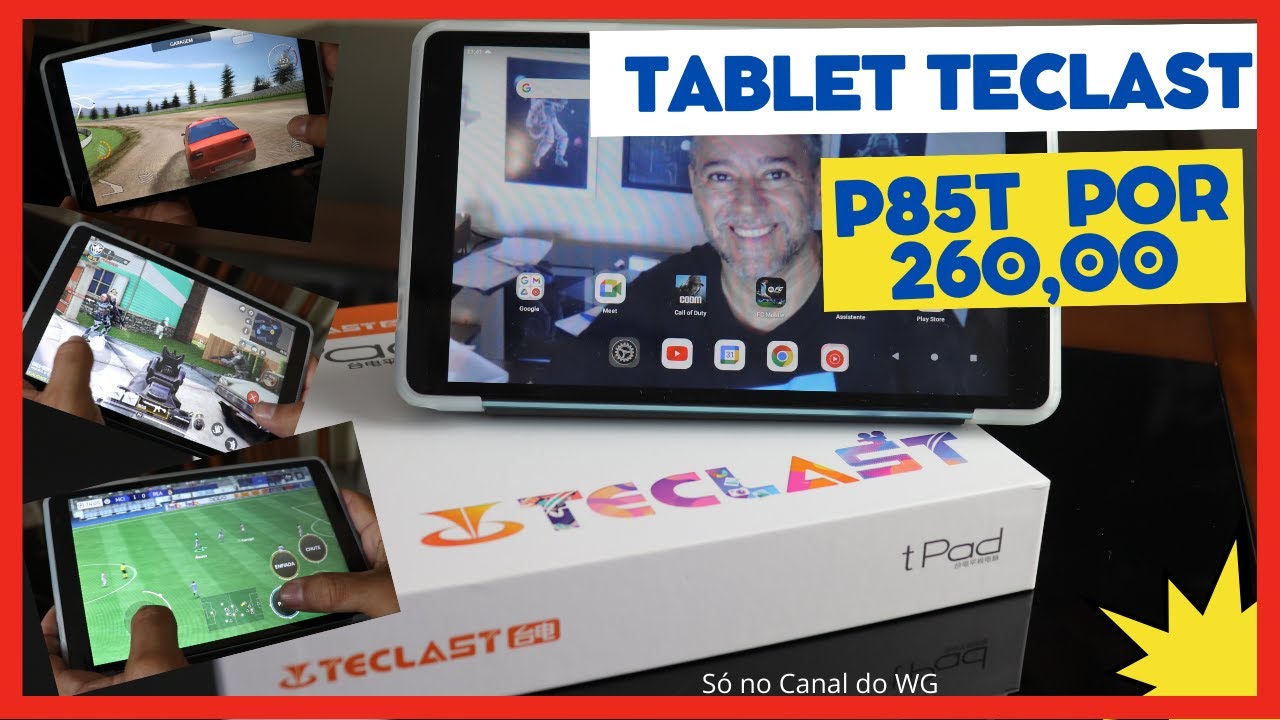 Tablet Teclast P85T com 4GB e 64GB por R$ 260,00 no Aliexpress