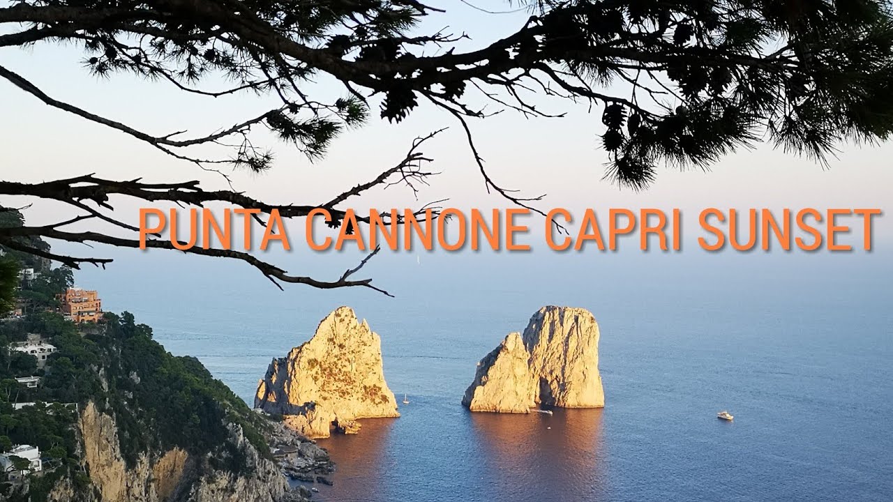 CAPRI 🏝️ ISLAND Sunset on FARAGLIONI from PUNTA CANNONE by Adeyto & Huawei P20 PRO