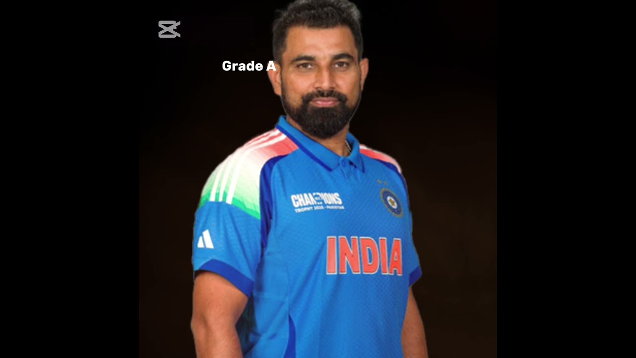 BCCI announced central contract of 2024/2025 