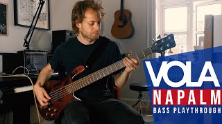 VOLA - NAPALM (Bass playthrough by Nicolai Mogensen)