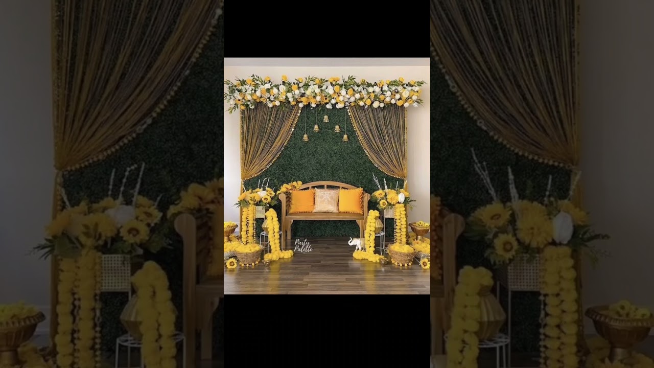 Mehndi Stage Decoration Ideas | Mehndi Decoration Ideas at Home | Mehndi Stage Designs 