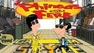 PHINEAS AND FERB - GANGNAM STYLE [DANCE] ☆ 3D animated mashup parody