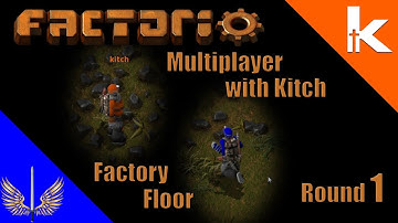 Multiplayer Factorio - Factory Floor - Competitive Factorio with Kitch - Round 1 - Fight!