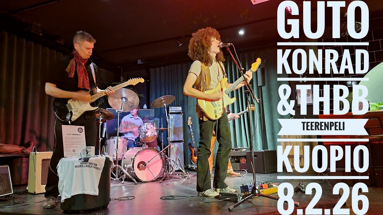 Guto Konrad&Timo Haikarainen Blues Band Kuopio Teerenpeli 8.2.2026