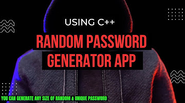 Random and Unique Password Generator APP using C++ | C++ simple project for beginners.