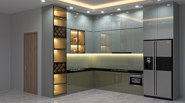 Sketchup Pro - Render Mẫu Bếp Đơn Giản (Cho người mới bắt đầu)