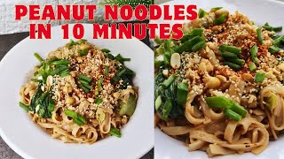 Peanut Butter Noodles Recipe| Very Tasty and Super Easy in 10 Minutes||