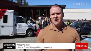 RCMP Staged Impaired Driving Simulation for Students in Kelowna | Rogers tv