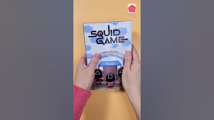 Squid game blind bag & game book 오징어게임 블라인드백 게임북 #squidgame #blindbag #papercraft #asmr #오징어게임 #종이놀이