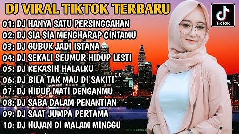 DJ VIRAL TIKTOK TERBARU 2024 | DJ REMIX SLOW BASS 🎵 DJ HANYA SATU PERSINGGAHAN | FULL ALBUM