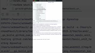 Golang: Unit testing simplified
