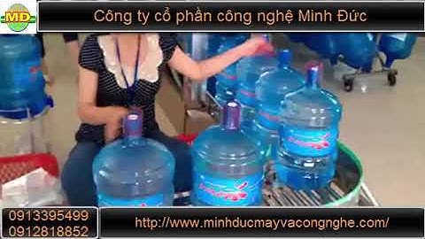 Dây chuyền sản xuất nước tinh khiết chính xác Minh Đức