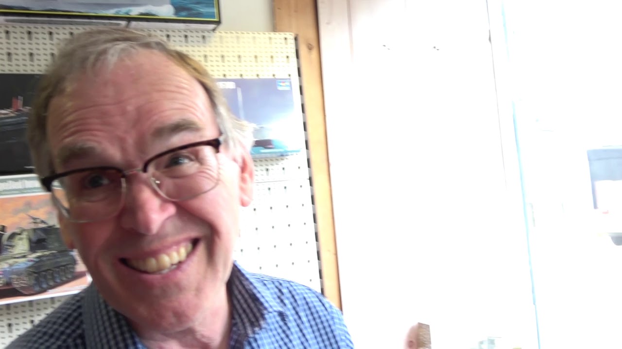 Kernow Model shop Guildford including Simon Kohler, Ben Jones and Mike Wild thought of the shop