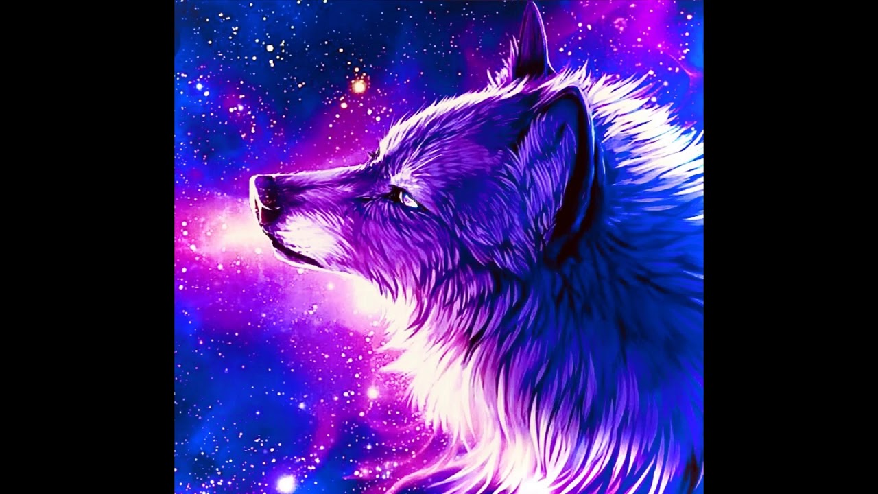 Galaxy Wolf Nail Design - wide 1