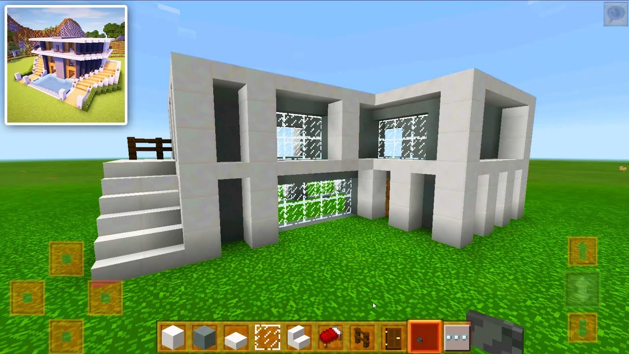 How to Make MODERN HOUSE in CRAFT WORLD 