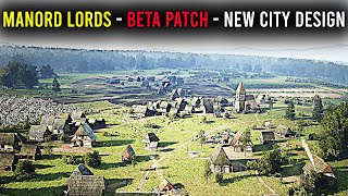 Manor Lords Beta Patch Ep1: New City Design \& New Market Mechanics