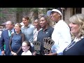 Serena & Venus Williams VS Rafael Nadal & Coco Gauff | 2019 Lotte NY Palace Badminton Tournament