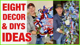 8 Budget Friendly DIY Ideas / 4th Of July Decorations / Ramon At Home