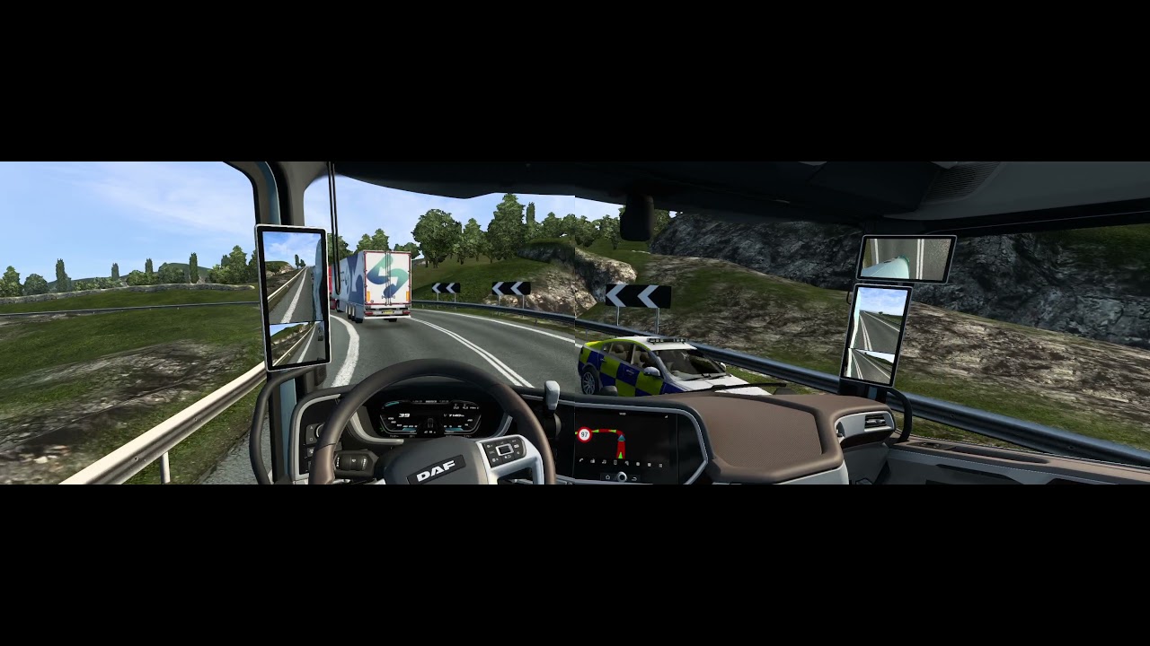 ETS2 Going from UK back to Germany Dual monitor YouTube