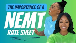 Why Having a Rate Sheet is Crucial for Your NEMT Business