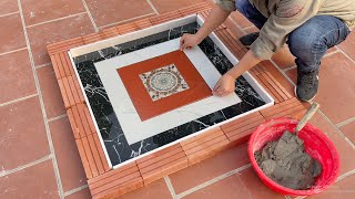 Amazing Idea Making Coffee Table At Home | Ceramic tile coffee table