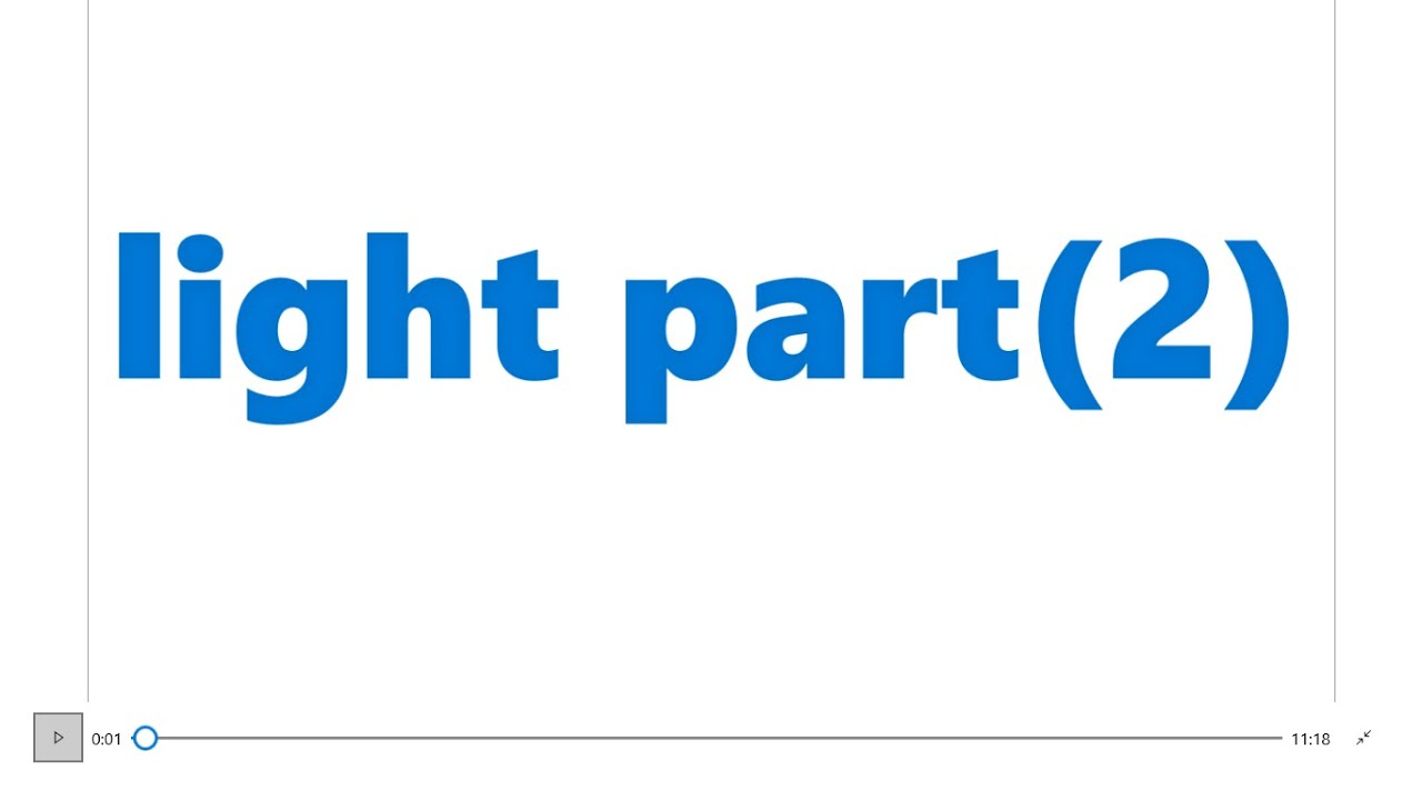 Introduction to Light, shadow and reflection -PART 2 |class 6 - 8|