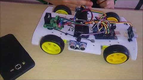 gelişmiş arduino bluetooth kontrolü araba