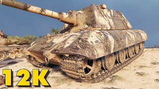 E 100 - Пройдена игра с 12к урона - World of Tanks