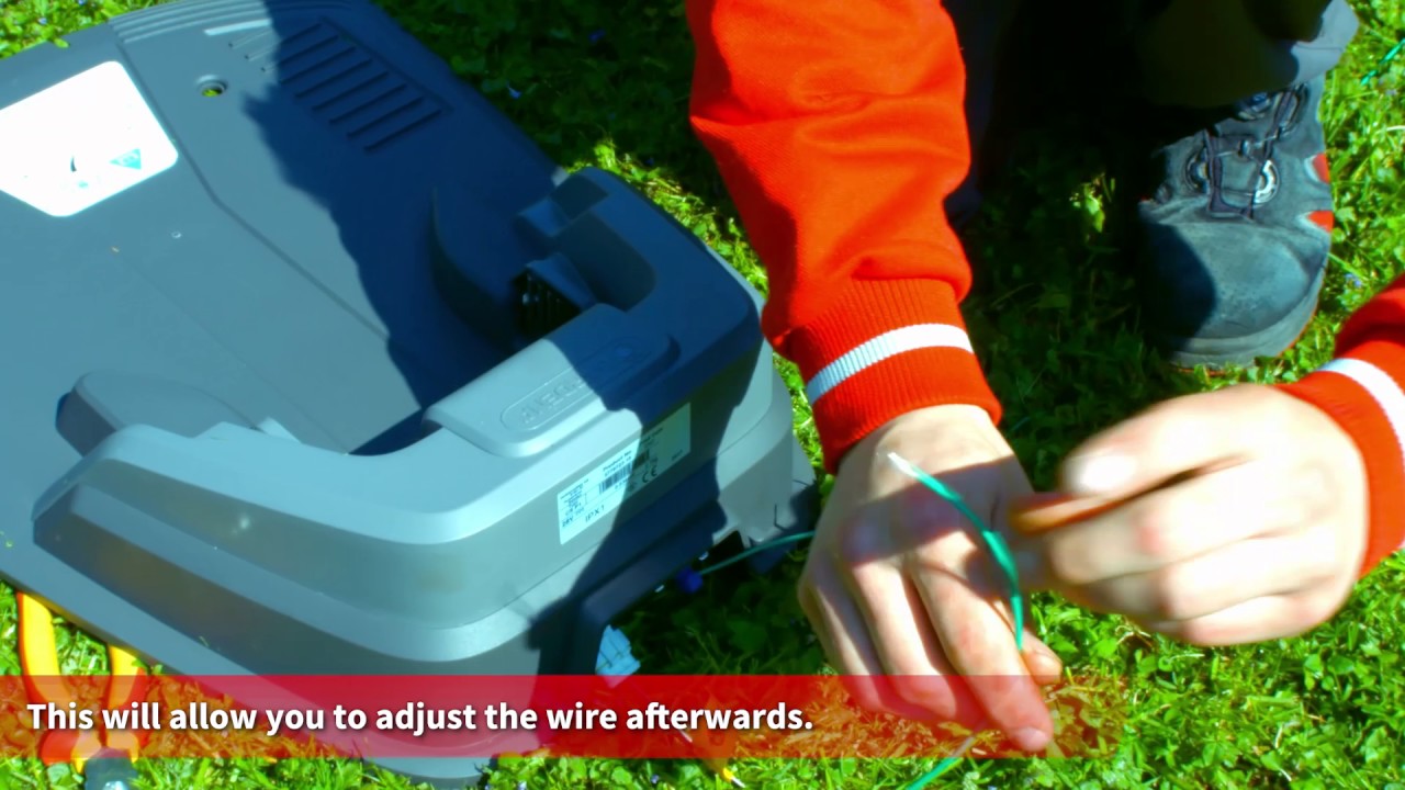 Gardena Robot Mower Installation YouTube