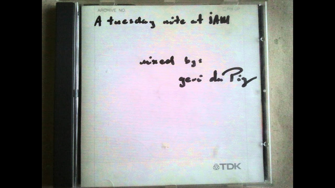 Tuesday nite at Jam - Mixed by Geri da Pig, 2001