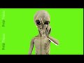 Alien Presses The Button Loopable Animation On Green Screen 4k 