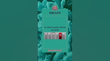 Logic puzzle 27: What number car park? #logicpuzzle #interview #puzzle #brainteaser #solve