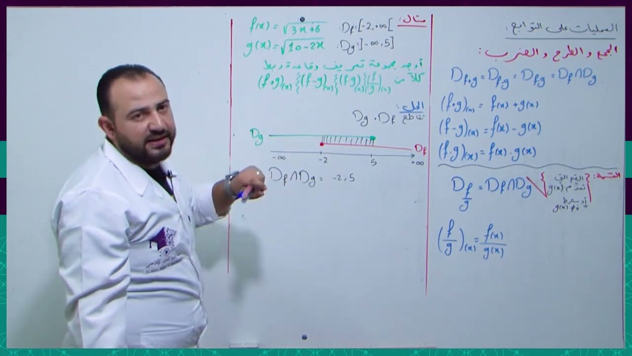 العمليات على التوابع