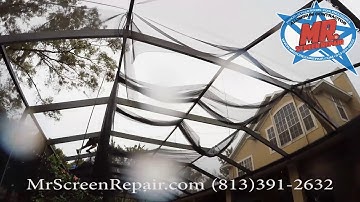 Pool Enclosure Rescreen with Mr. Screen Repair®