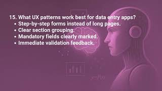 Power Apps Interview Questions USER EXPERIENCE UX & ACCESSIBILITY