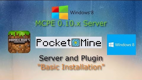 Basic Installation of Pocketmine Server and Plugin | WINDOWS-8 | MCPE 0.10.x Server