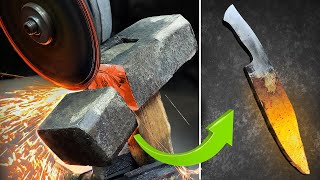 What Happens If You Saw Off A Hammer And Make A Sharp Knife Out Of It? by Knives Project 205,216 views 4 months ago 18 minutes