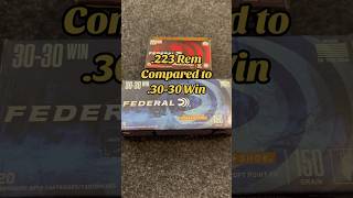 Famous Ammo Comparison .223 Rem VS 30-30 Win #ammo #223 #3030 #shorts Wealth