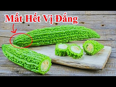 Khó Tin ! Chỉ Cần Đụng Vào Chỗ Này Trái Khổ Hoa Sẽ Hết Đắng / Mẹo Làm Mất Vị Đắng Của Mướp Đắng